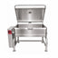 Sartén Madipsa S60E eléctrico, 60 litros, 9 kW 220V trifásico, acero inoxidable 304, tapa embisagrada, volteo automático para restaurantes y cocina industrial