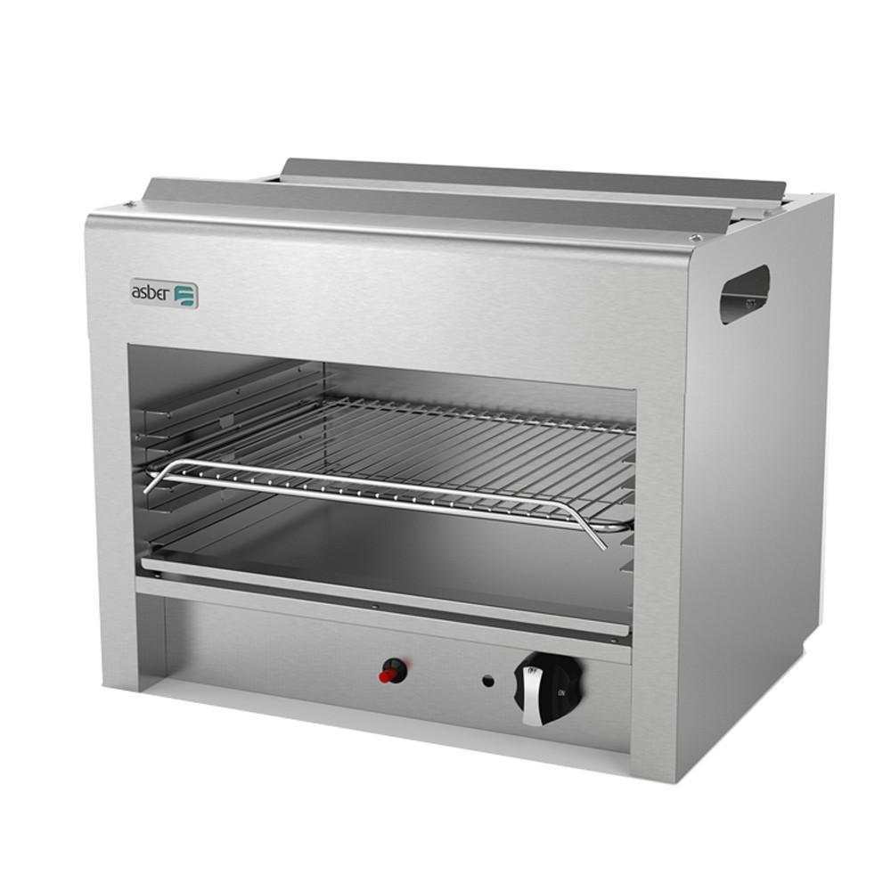 Asber Aecm-24 Salamandra Gas 1 Quemador Infrarrojo ideal para restaurantes, cocina industrial, comedor industrial, negocio, puesto de comida, etc. Dale un último toque a tus platillos antes de servirlos. Envíos seguros a todo México. Cotiza hoy mismo. 