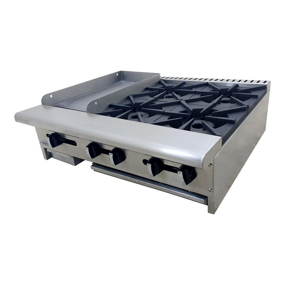 Todo lo que necesitas para tu cocina, lo tenemos en  KitchenMax.Store. La marca Asber tiene los mejores modelos de estufas maestras para ti. Como el modelo Aem-G12-B4-36 Estufa Maestra Gas Parrilla 4 Quemadores Abiertos Plancha ideal para tus restaurantes, cocinas, fondas y más. KitchenMax.Store. Envíos seguros a todo México. Cotiza hoy mismo.