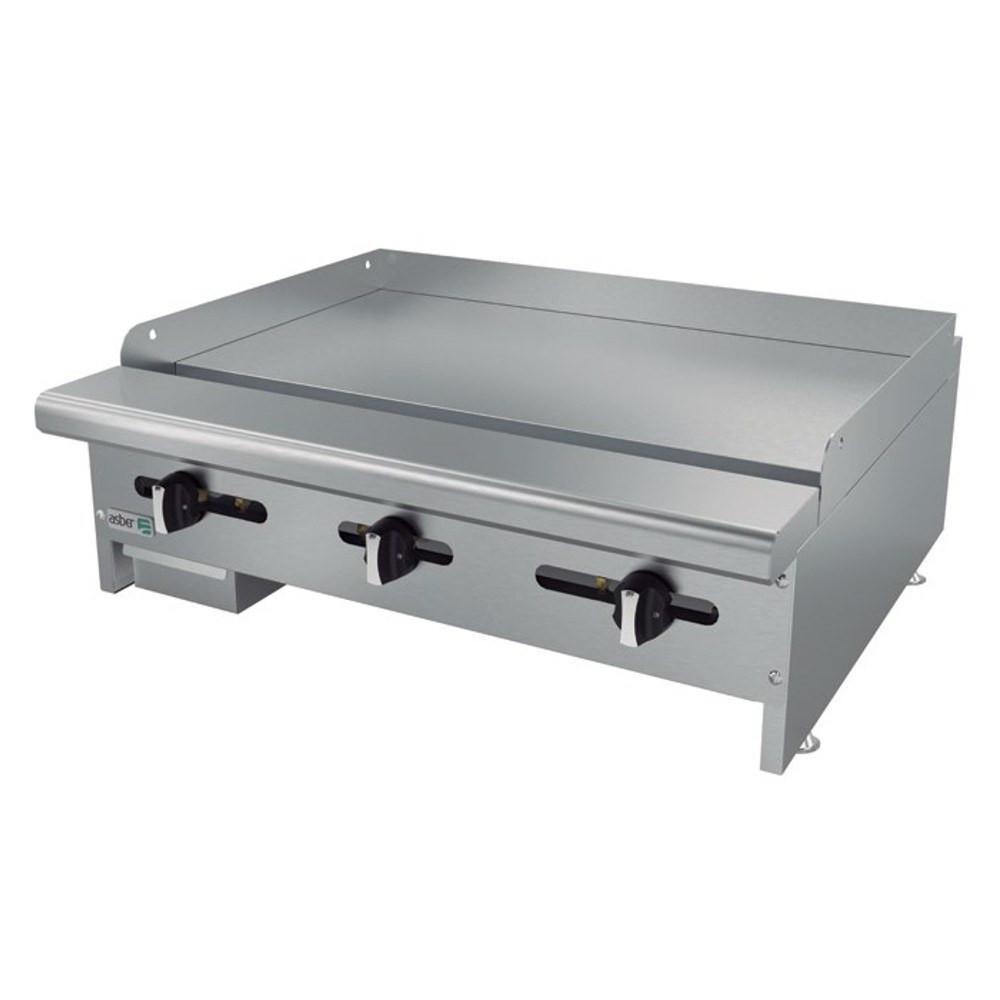 Asber Aemg-36-H Plancha Gas para Restaurante Taqueria Fonda Carne Pollo Tacos Hamburguesas Hot Dog Tacos Barbacoa Tacos Dorados Tortas Panini Restaurante Comedor Cocina Industriales Negocio Fonda Taqueria Cenaduria. KitchenMax.Store. Envíos seguros a todo México. Cotiza hoy mismo.