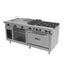 Asber AMR-72 Estufa Maestra 4 Quemadores Abiertos Asador Plancha Freidora Gratinador Horno para Cocina Industrial Restaurante Banquetes  Cocinas Fondas Restaurantes Cenadurias Comedores Industriales Preparación de Alimentos Coccion.  KitchenMax.Store. Envíos seguros a todo México. Cotiza hoy mismo. 