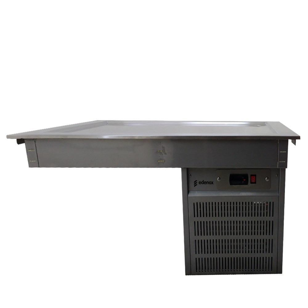 Asber DRFP-411-CU Mesa Fria Placa Refrigerada 4 Enteros Acero Inoxidable - Mesa Fría - Asber - KitchenMax Store