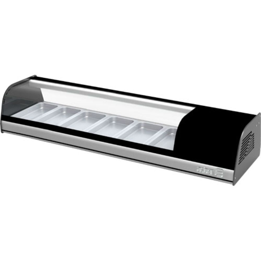 Asber ACTC-69 HC Vitrina Sobre Mostrador Acero Inoxidable -  - Asber - KitchenMax Store