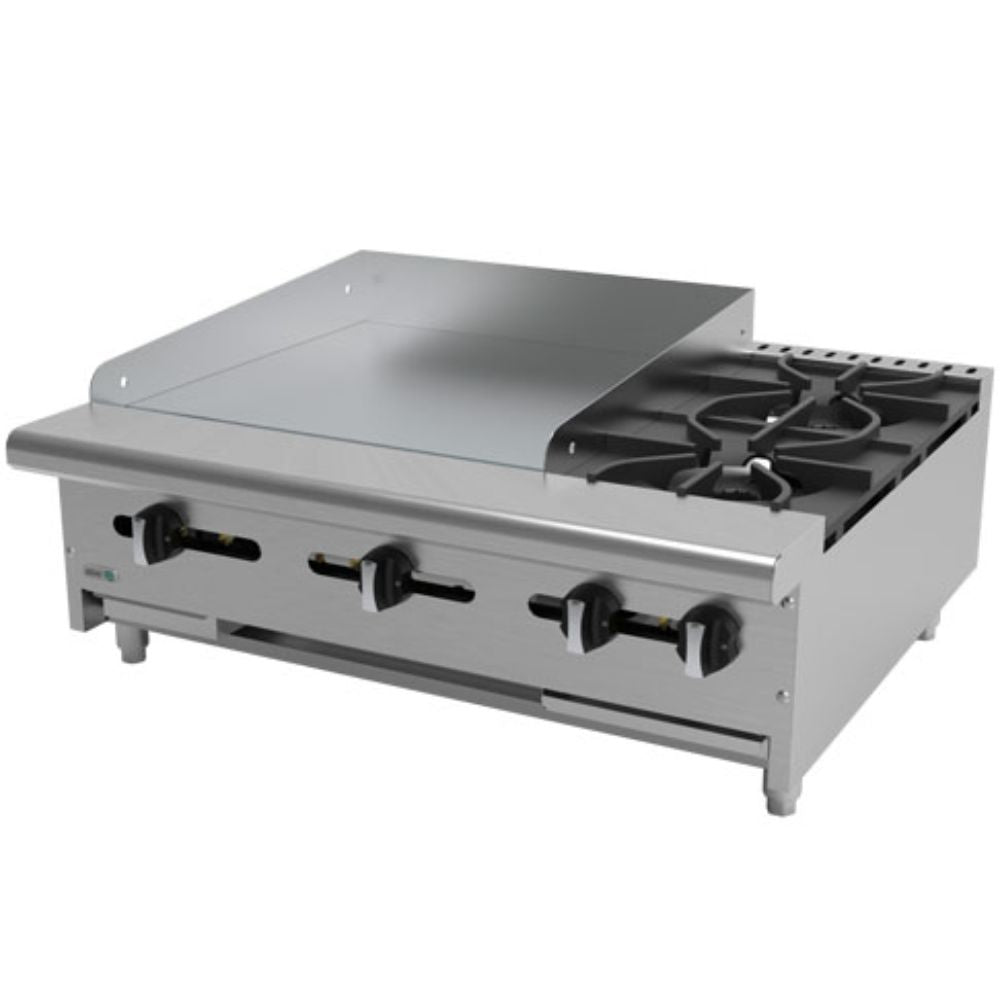 ¡Aquí encontrarás la estufa maestra ideal para tu negocio! Asber Aem-G24-B2-36-H Estufa Maestra Gas Parrilla 2 Quemadores Abierto Plancha 2 Quemadores, ideal para restaurante, cocina, negocio de alimentos y más.  Envíos seguros a todo México. Cotiza hoy mismo.