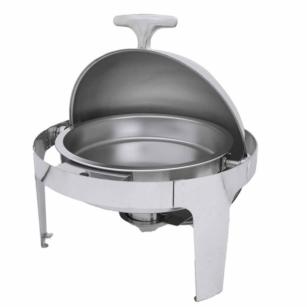 Atosa At51363 Chafer Redondo 5.6 Litros - 0.19 Pies Acero Inoxidable - Chafer - Atosa - KitchenMax Store