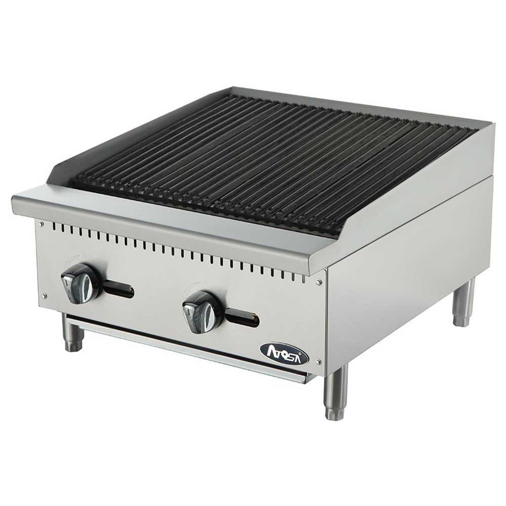 Atosa Atcb-24 Asador Gas Piedra Volcanica Acero Inoxidable Gris Asar Tostar Restaurante Cocina Comedor Industriales Carne Res Puerco Pollo Hamburguesas Verduras Vegetales Elotes Barbecue Bbq Brochetas Asada Autoservicio Alta Cocina, etc. KitchenMax.Store. Envíos seguros a todo México. Cotiza hoy mismo.