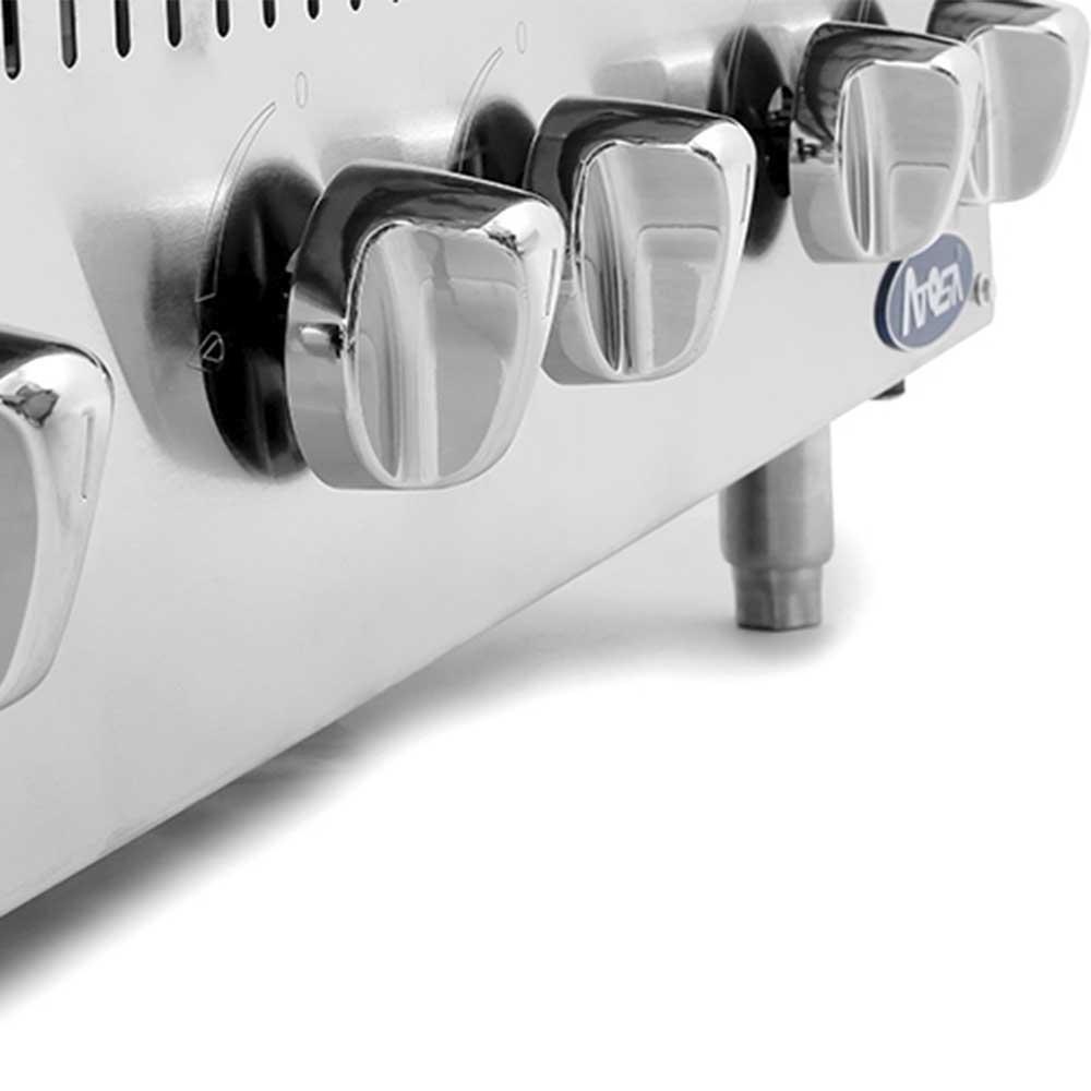 Atosa ATHP-36-6 Parrilla Gas 6 Quemadores 6 Parrillas Acero Inoxidable - Estufas / Parrillas - Atosa - KitchenMax Store