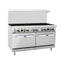 Atosa Ato-10B Estufa Gas 10 Quemadores 2 Hornos Acero Inoxidable - Estufas - Atosa - KitchenMax Store