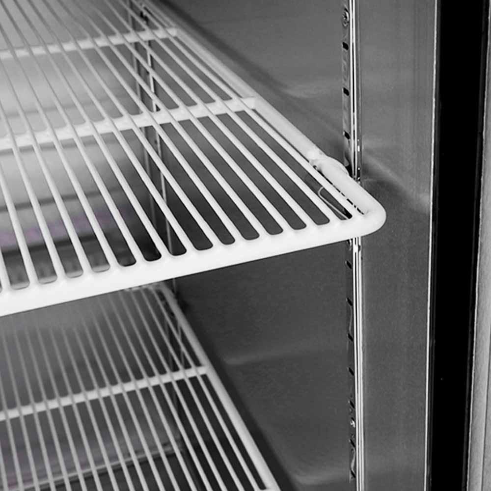 Atosa MBF8002GR Congelador Vertical 2 Puertas Solidas 3 Parrillas Acero Inoxidable - Congeladores Verticales - Atosa - KitchenMax Store