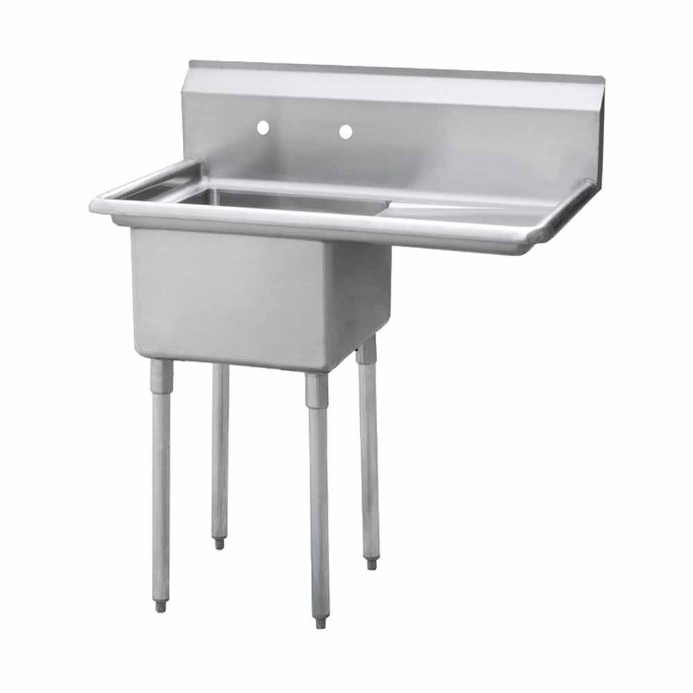 Atosa Mixrite MRSA-1-R Fregadero Con Escurridero 1 Tarja Acero Inoxidable - Fregadero - Atosa - KitchenMax Store