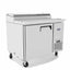 Atosa MPF8201GR Mesa Preparacion 1 Puerta Solida Acero Inoxidable - Mesas de trabajo refrigeradas - Atosa - KitchenMax Store