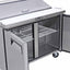 Atosa MSF8303GR Mesa Refrigerada Preparacion 2 Puertas Solidas Acero Inoxidable - Mesa Fría - Atosa - KitchenMax Store