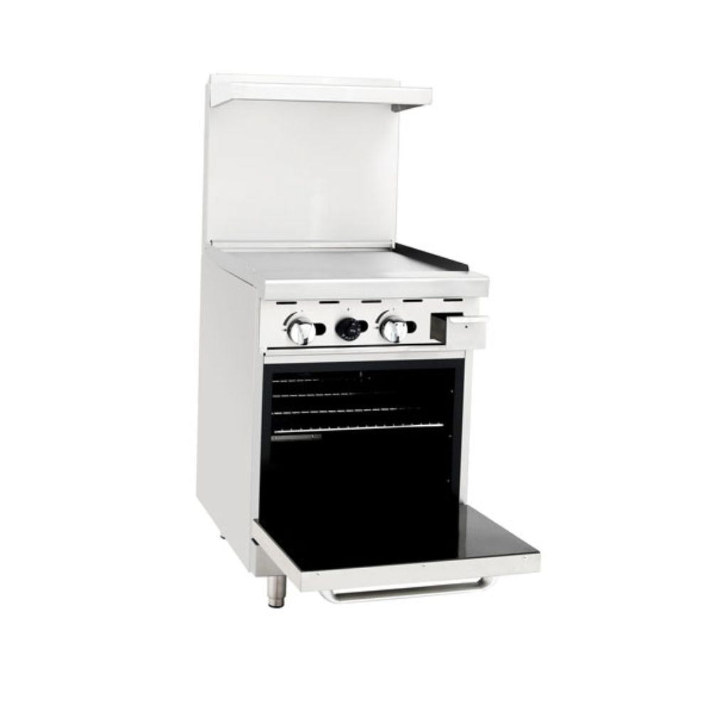 Atosa ATO-24G Estufa Gas 1 Quemador 1 Plancha 1 Horno Acero Inoxidable -  - Atosa - KitchenMax Store