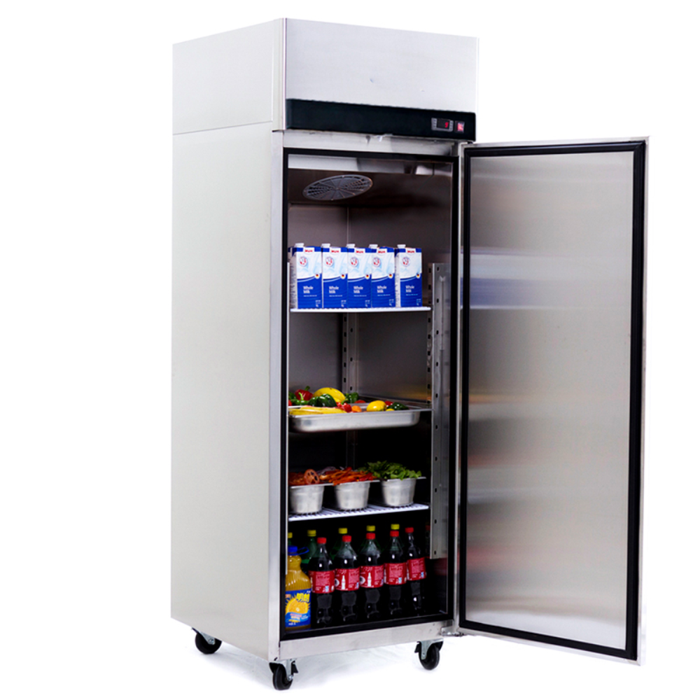 Atosa MBF8004GR Refrigerador Vertical 1 Puerta Solida Acero Inoxidable - Refrigeradores - Atosa - KitchenMax Store