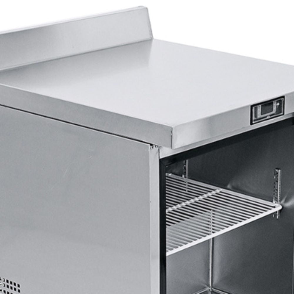 Atosa MGF8412GR Mesa Trabajo Congelada 1 Puerta Solida Acero Inoxidable - Mesas de trabajo refrigeradas - Atosa - KitchenMax Store