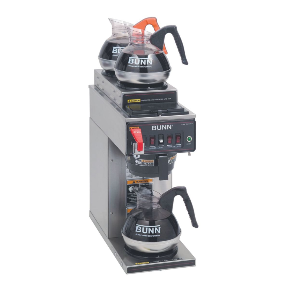 Bunn CWTF15, 1L/2U PF Cafetera Percoladora Jarras Cafe Americano Tienda Autoservicio Restaurante Buffet Hotel Barra Desayuno Cafeteria Sala Maestros Oficina Envíos seguros a todo México. Cotiza hoy mismo.  KitchenMax.Store