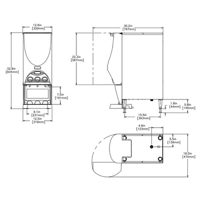 Bunn iMIX-3, 120V SS BLK Dispensador Bebidas Calientes para Restaurantes Cafeteria Cafeterías Restaurantes Establecimiento Cocina Comedor Negocio Bebidas Bar Tiendas de Convivencia. KitchenMax.Store. Envíos seguros a todo México. Cotiza hoy mismo.