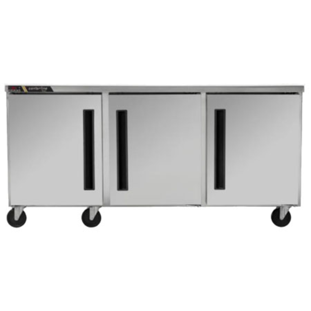 Centerline CLUC-72R-SD-LRR 72" Refrigerador Bajo Barra 3 Puertas Solidas Abertura Izquierda Derecha Izquierda -  - Centerline - KitchenMax Store