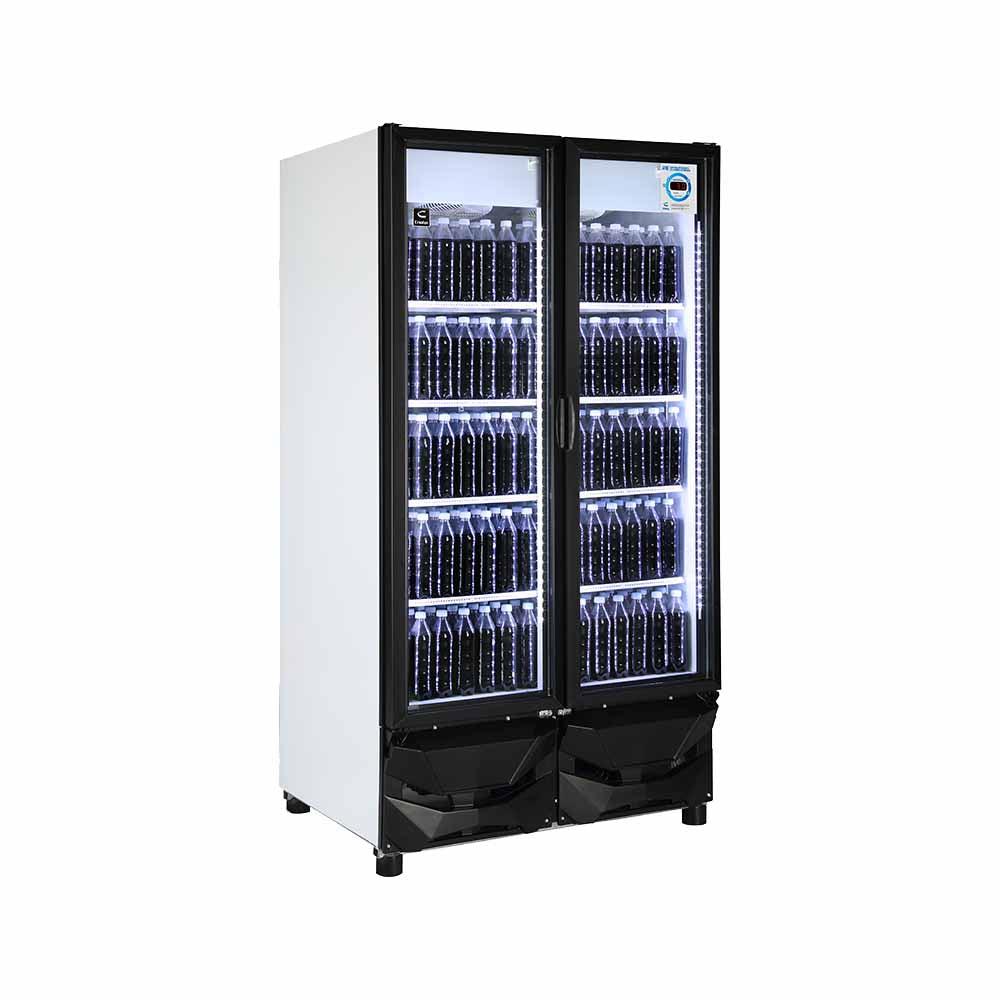 Criotec CFX-37 2P Refrigerador Vertical 2 Puertas de Cristal 8 Parrillas 1051 Litros Capacidad Iluminación LED - Refrigeración - CRIOTEC - KitchenMax Store