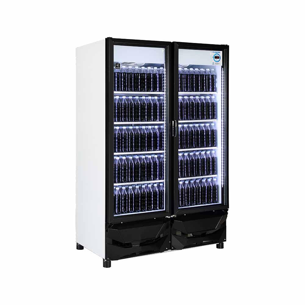Criotec CFX-42 2P Refrigerador Vertical 2 Puertas de Cristal 8 Parrillas 1243 Litros capacidad Iluminación LED - Refrigeración - CRIOTEC - KitchenMax Store