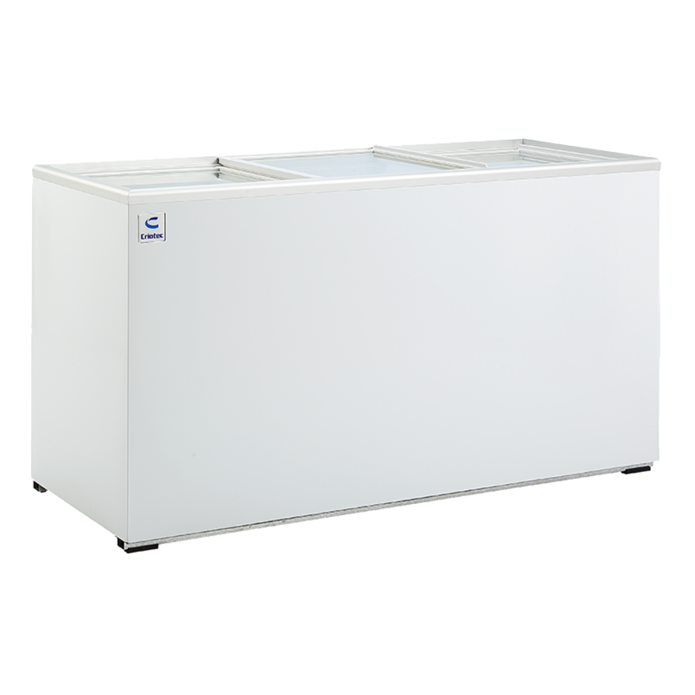 Criotec CCH-15 Congelador Horizontal 3 Puertas Cristal Plano Corredizas 336.4 Litros Cuerpo Esmaltado Blanco - Congeladores - CRIOTEC - KitchenMax Store