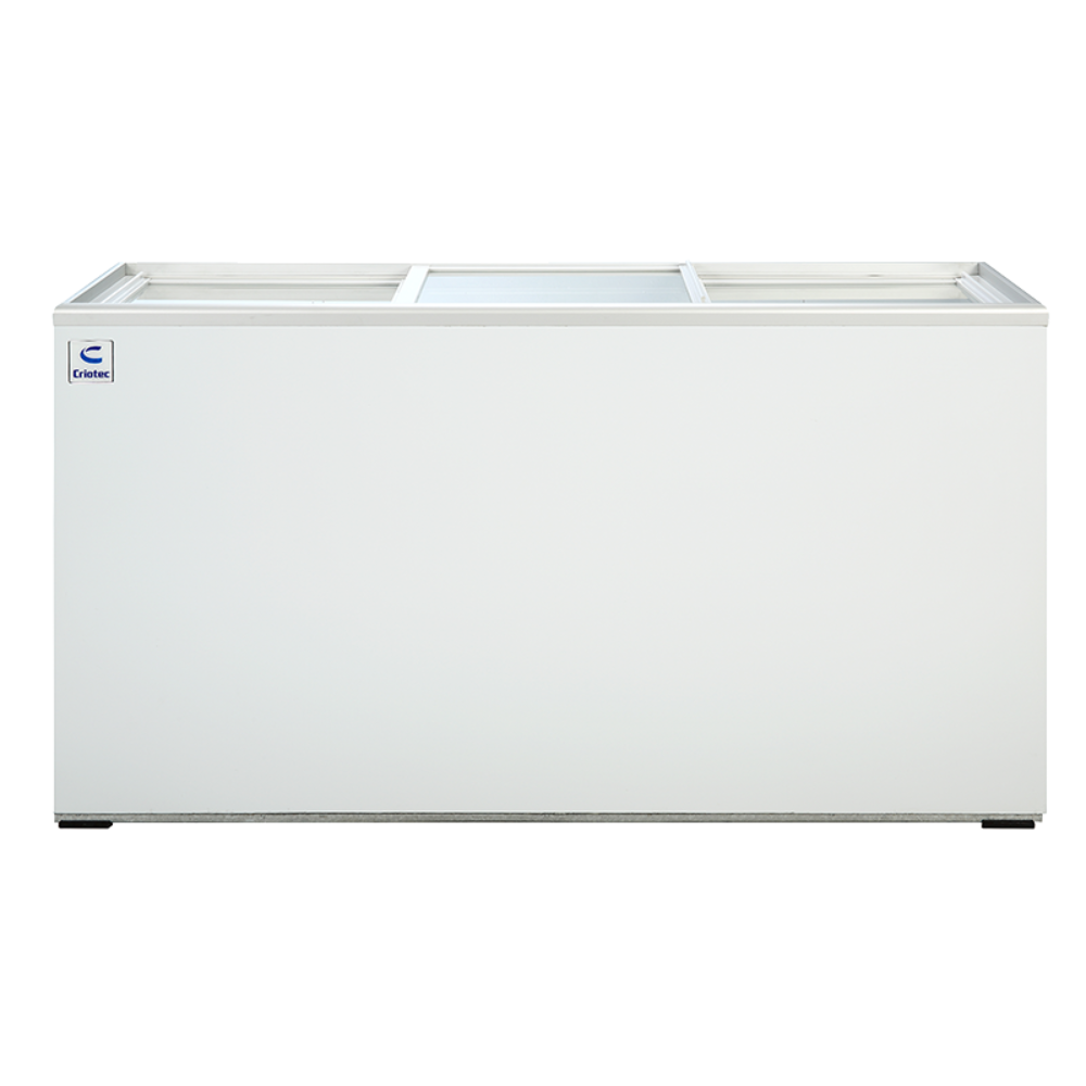 Criotec CCH-15 Congelador Horizontal 3 Puertas Cristal Plano Corredizas 336.4 Litros Cuerpo Esmaltado Blanco - Congeladores - CRIOTEC - KitchenMax Store