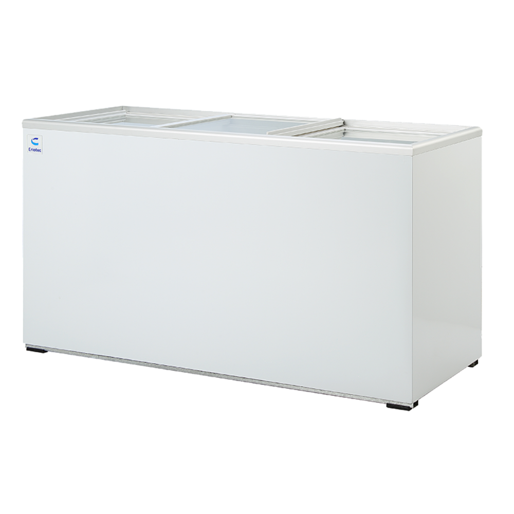 Criotec CCH-15 Congelador Horizontal 3 Puertas Cristal Plano Corredizas 336.4 Litros Cuerpo Esmaltado Blanco - Congeladores - CRIOTEC - KitchenMax Store