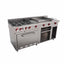 Delta Aquiles EM-H Estufa 4 Quemadores Abiertos 1 Asador 1 Freidor 1 Gratinador 1 Horno 1 Plancha -  - Delta - KitchenMax Store