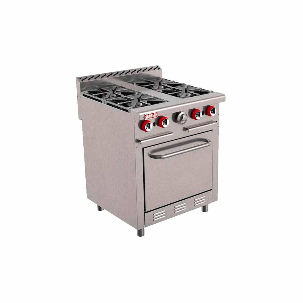 Delta Aquiles H4 Estufa 4 Quemadores Abiertos 1 Horno -  - Delta - KitchenMax Store
