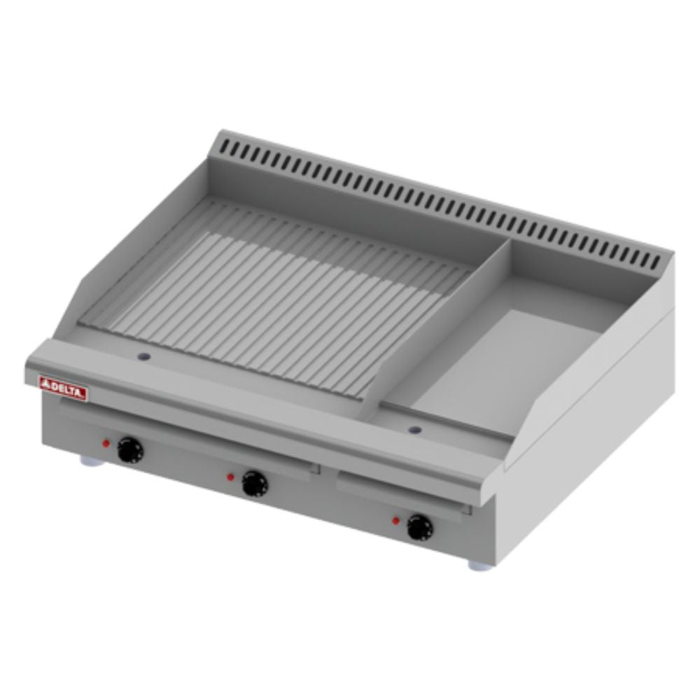 Delta 2-ASR-1-G-E Asador Plancha Electrico Acero Inoxidable Asar Negocio Tostar Restaurante Cocina Comedor Industriales Asada Autoservicio Alta Cocina. Ideal para restaurante, cocina, industrial, tostar, abrasar, alta cocina, banquetes, alta cocina, negocio, cocinar, carne, res, puerco, pollo, hamburguesas, verduras, vegetales, elotes, barbecue, bbq, brochetas, carne asada, autoservicio, etc. KitchenMax.Store. Envíos seguros a todo México. Cotiza hoy mismo.