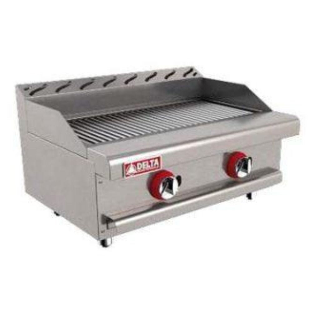 Delta 2-ASR-MINI Asador Gas Acero Inoxidable Asar Negocio Tostar Restaurante Cocina Comedor Industriales Asada Autoservicio Alta Cocina. Ideal para restaurante, cocina, industrial, tostar, abrasar, alta cocina, banquetes, alta cocina, negocio, cocinar, carne, res, puerco, pollo, hamburguesas, verduras, vegetales, elotes, barbecue, bbq, brochetas, carne asada, autoservicio, etc. KitchenMax.Store. Envíos seguros a todo México. Cotiza hoy mismo.