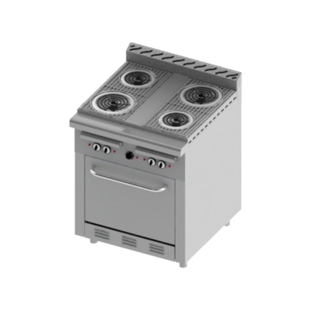 Delta Aquiles H4-E Estufa Electrico 4 Quemadores 1 Horno -  - Delta - KitchenMax Store