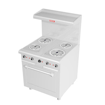 Delta Aquiles H4-E Estufa Electrico 4 Quemadores 1 Horno -  - Delta - KitchenMax Store