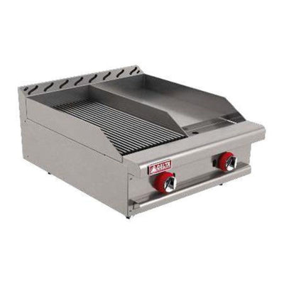 Delta Master 1-ASR-1-G-E Mixto Asador Plancha Electrico Acero Inoxidable Asar Negocio Tostar Restaurante Cocina Comedor Industriales Asada Autoservicio Alta Cocina. Ideal para restaurante, cocina, industrial, tostar, abrasar, alta cocina, banquetes, alta cocina, negocio, cocinar, carne, res, puerco, pollo, hamburguesas, verduras, vegetales, elotes, barbecue, bbq, brochetas, carne asada, autoservicio, etc. KitchenMax.Store. Envíos seguros a todo México. Cotiza hoy mismo.