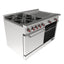 Drago CG-41 PD Estufa 4 Quemadores Horno Plancha Gratinador -  - Drago - KitchenMax Store