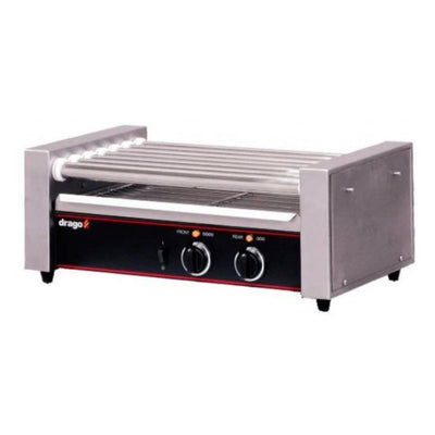 Drago HD-07 Asador Salchicha Electrico Acero Inoxidable Gris Asar Negocio Tostar Restaurante Cocina Comedor Industriales Asada Autoservicio Alta Cocina. Ideal para restaurante, cocina, industrial, tostar, abrasar, alta cocina, banquetes, alta cocina, negocio, cocinar, carne, res, puerco, pollo, hamburguesas, verduras, vegetales, elotes, barbecue, bbq, brochetas, carne asada, autoservicio, etc. KitchenMax.Store. Envíos seguros a todo México. Cotiza hoy mismo.