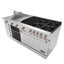 Drago UNIVERSAL Estufa 4 Quemadores Asador Radiante Freidor Gratinador Plancha 1 ft Acero Inoxidable -  - Drago - KitchenMax Store