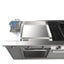 Drago UNIVERSAL Estufa 4 Quemadores Asador Radiante Freidor Gratinador Plancha 1 ft Acero Inoxidable -  - Drago - KitchenMax Store
