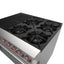 Drago UNIVERSAL Estufa 4 Quemadores Asador Radiante Freidor Gratinador Plancha 1 ft Acero Inoxidable -  - Drago - KitchenMax Store