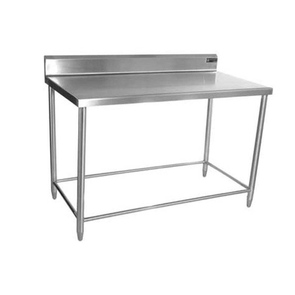 Ferro 15421103 Mesa Con Respaldo Sin Entrepaño Acero Inoxidable - Mesa de Trabajo - Ferro - KitchenMax Store