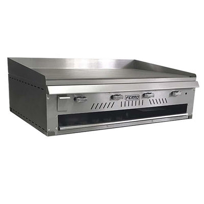 Ferro 16544003 Plancha Frente 101 cm Gas 4 Controles Acero Inoxidable Gris - Plancha - Ferro - KitchenMax Store