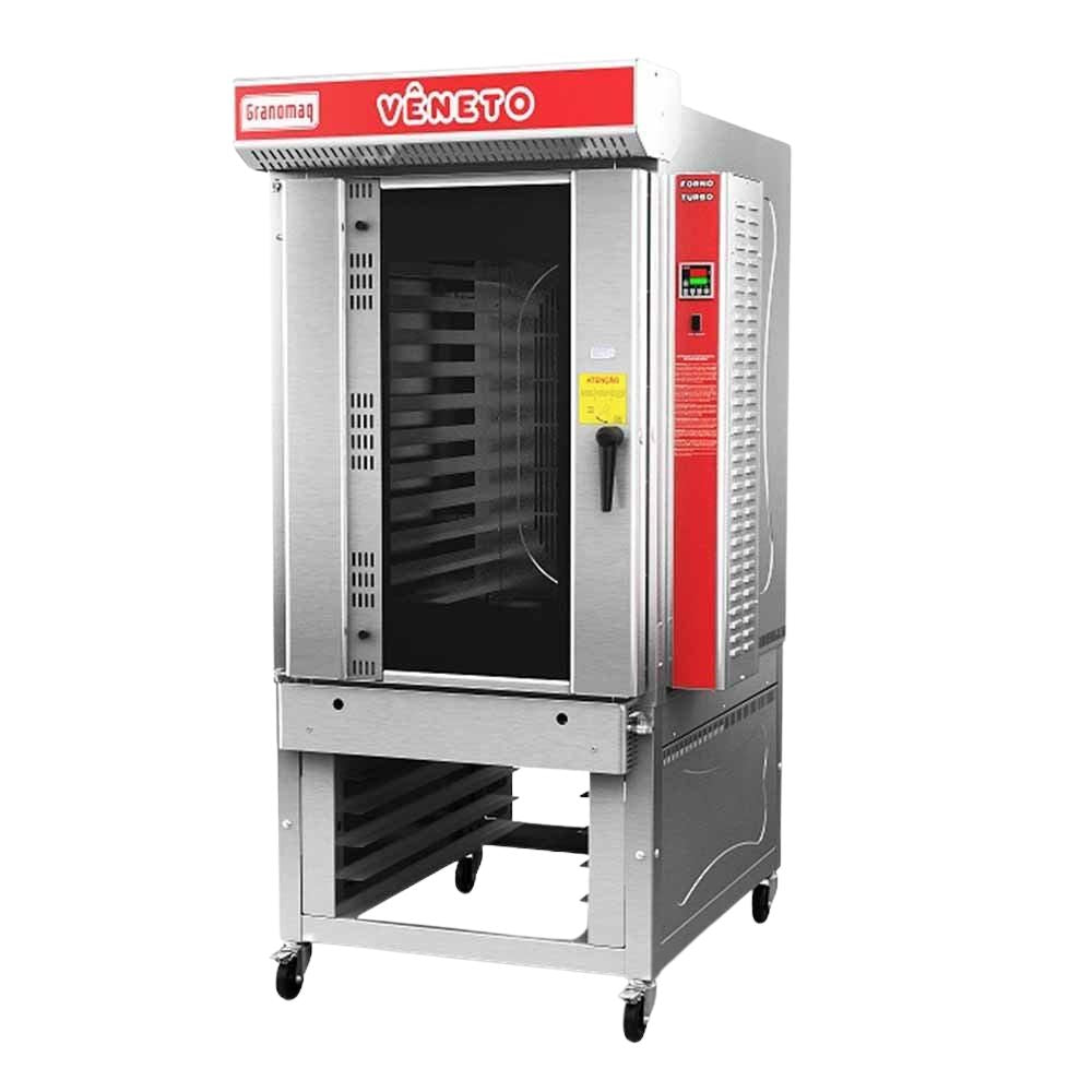 G.Paniz FTG300V Horno Turbo Gas Digital Vapor 10 Charolas Acero Inoxidable - Hornos - G.Paniz - KitchenMax Store