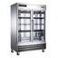 Icehaus CV-2PC-SS-01 Congelador Vertical 2 Puertas Cristal - Refrigeradores - Icehaus - KitchenMax Store