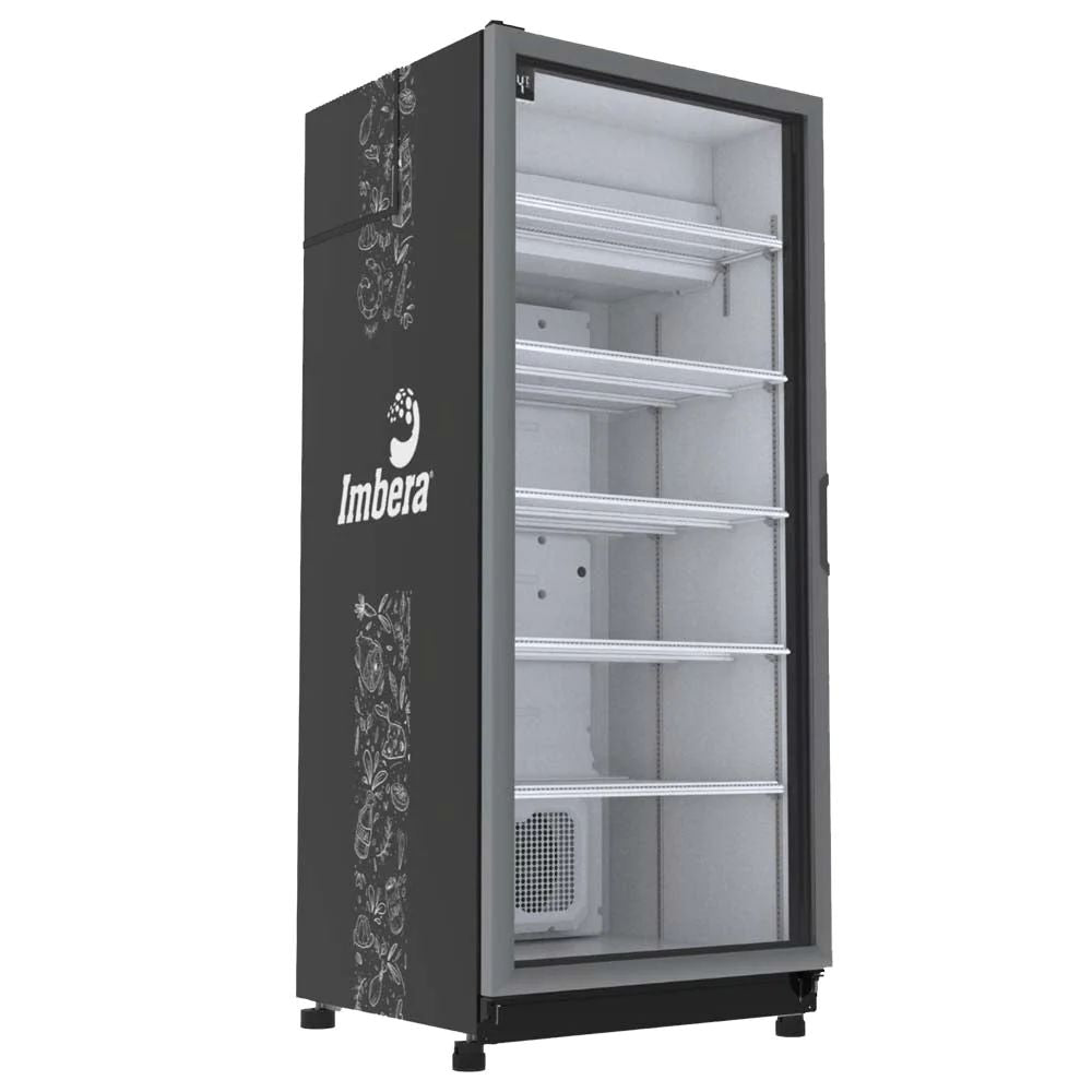 Imbera 1025000 PRO CCV552 BMAR Refrigerador Vertical 1 Puerta Cristal 4 Parrillas. Ideal para su uso en bares, restaurantes, para la comodidad de su hogar, barras, bebidas, departamentos, convivios, refrescar, conservar bebidas, cerveza, jugos, etc. KitchenMax.Store. Envíos seguros a todo México. Cotiza hoy mismo.