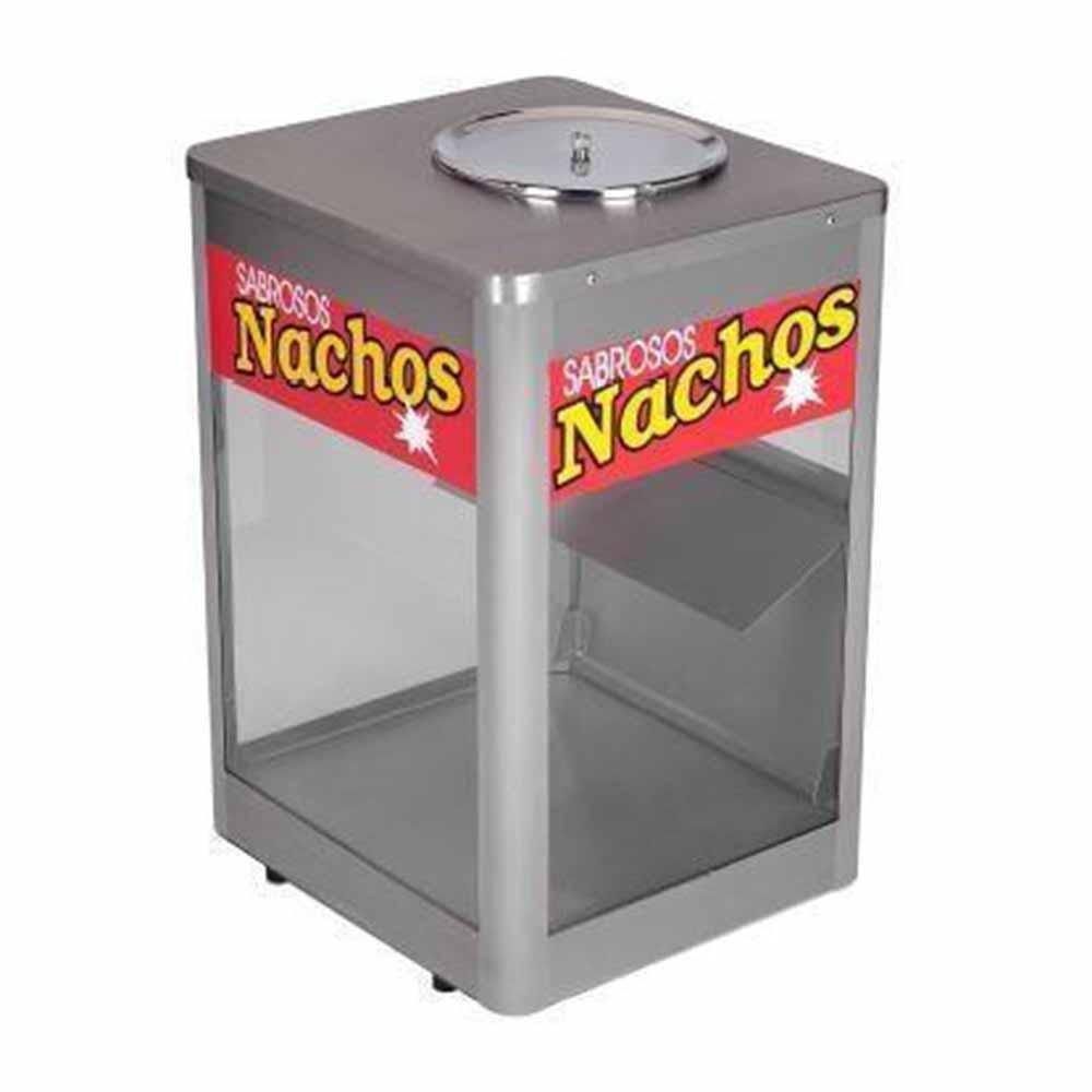 International EN-3 Exhibidor de Nachos Abatible Acero Inoxidable - Vitrinas / Exhibidores - International - KitchenMax Store