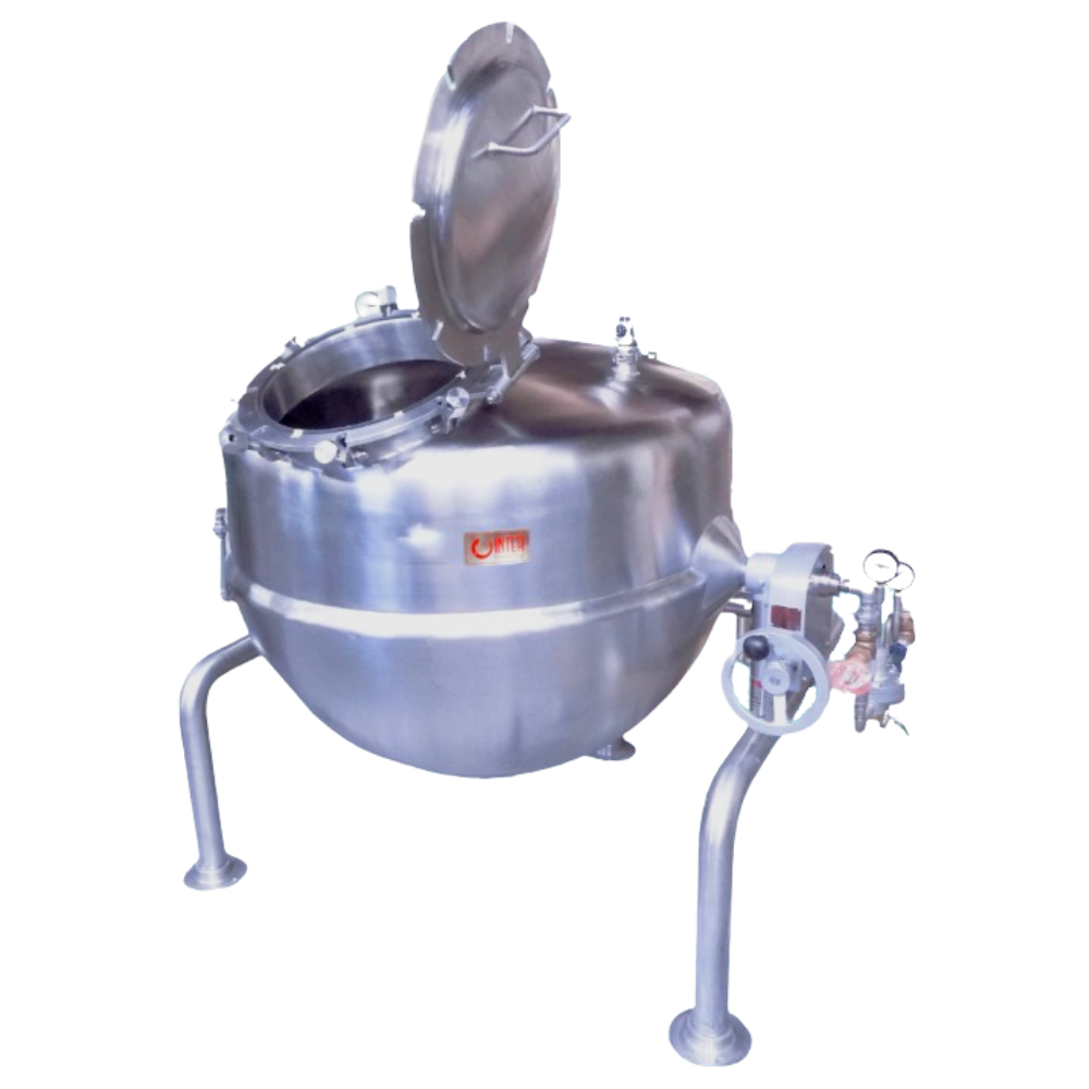 Intertecnica MMVX-150 Marmita Express de Volteo a Vapor Capacidad 640 litros NO INCLUYE Manguera de Llenado ni Accesorios - Marmitas - Intertecnica - KitchenMax Store