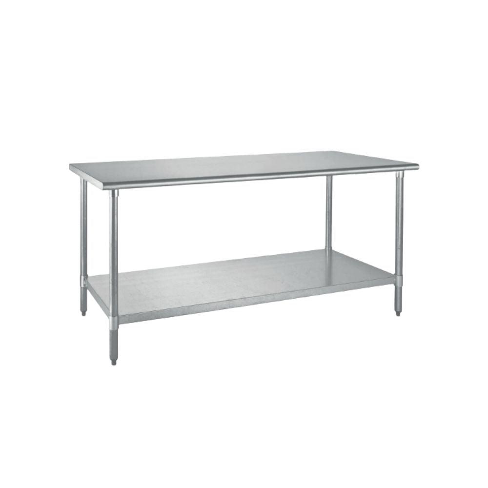 King MTI-100 Mesa Trabajo Isla 1 Mt  100 x 70 x 90 cm Acero Inoxidable -  - king - KitchenMax Store