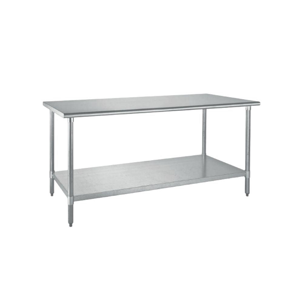 King MTI-150 Mesa Trabajo Isla 1.5 Mt  150 x 70 x 90 cm Acero Inoxidable -  - king - KitchenMax Store