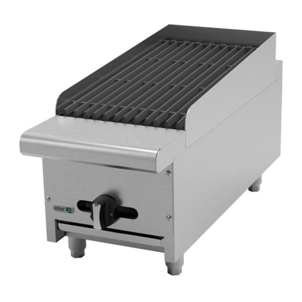Mejora tu negocio y su eficacia con nuestro asador Asber Aecrb-12 Asador Piedra Volcanica con configuración adecuada para satisfacer cualquier necesidad. Ideal para restaurante, cocina industrial, banquetes, alta cocina, negocio, etc. KitchenMax.Store. Envíos seguros a todo México. Cotiza hoy mismo.