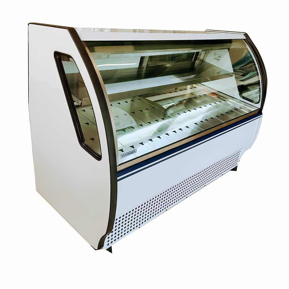 Masser RHNVCA 2000 AI Vitrina Refrigerada Cristal Curvo - Vitrinas Refrigeradas - Masser - KitchenMax Store